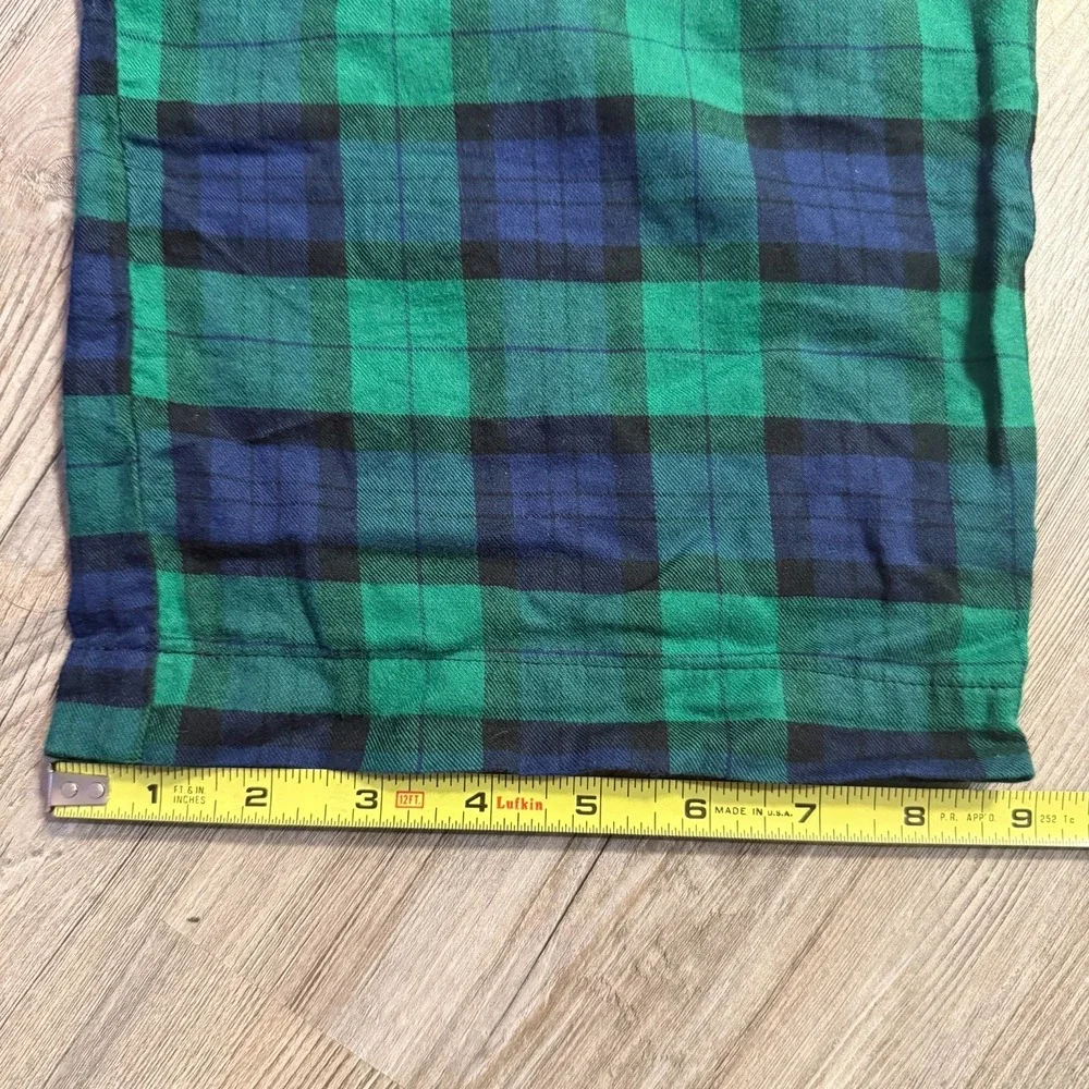 Polo Ralph Lauren Sleepwear Mens XL‎ Green Plaid Flannel Sleep Pants